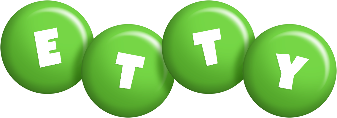 Etty candy-green logo
