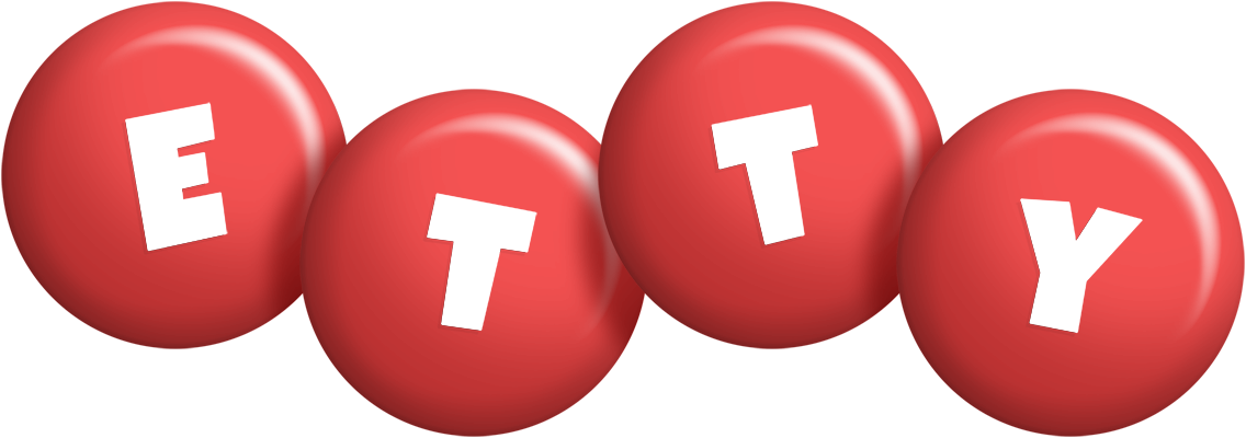 Etty candy-red logo