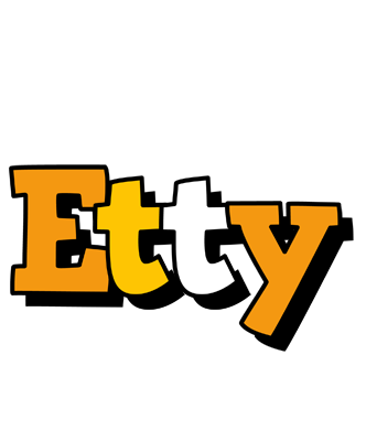 Etty cartoon logo
