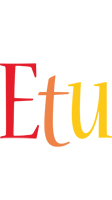 Etu birthday logo