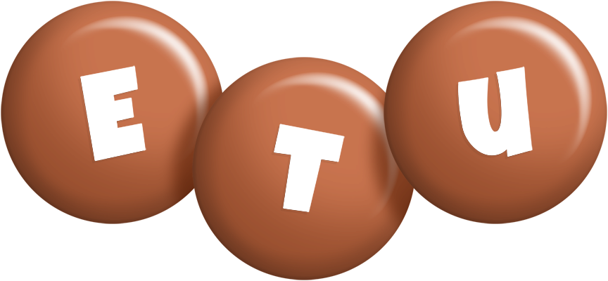 Etu candy-brown logo