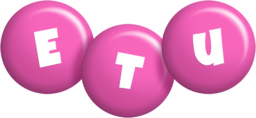 Etu candy-pink logo
