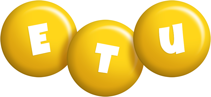 Etu candy-yellow logo
