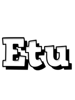 Etu snowing logo