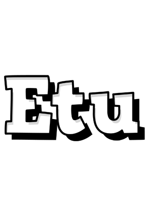 Etu snowing logo