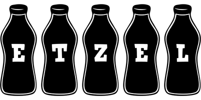 Etzel bottle logo