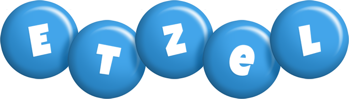 Etzel candy-blue logo