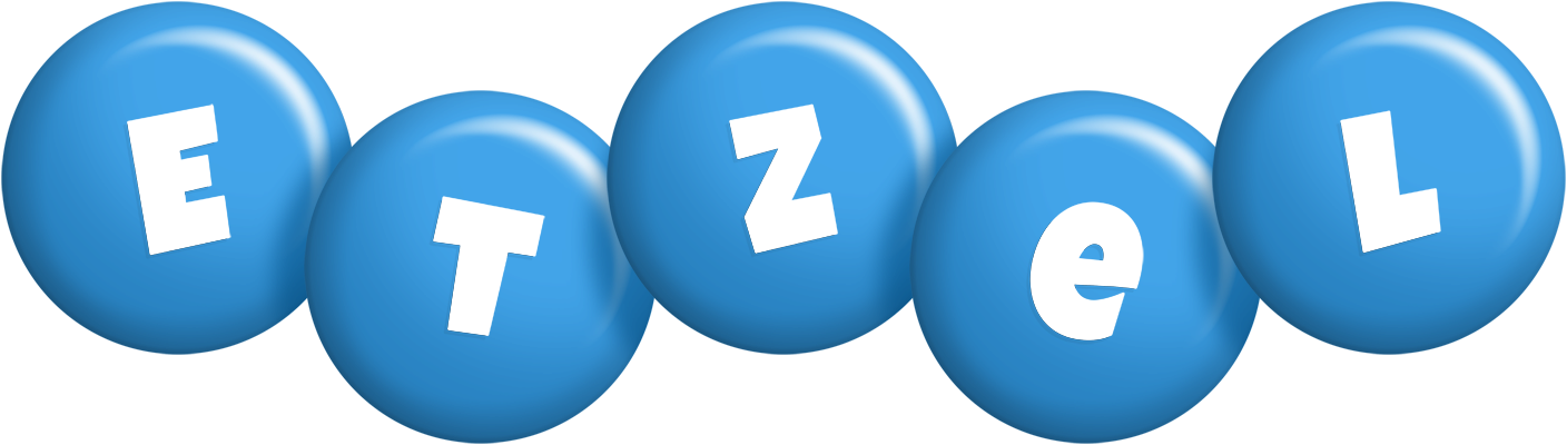 Etzel candy-blue logo