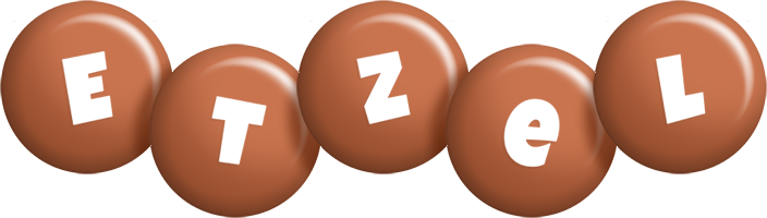 Etzel candy-brown logo