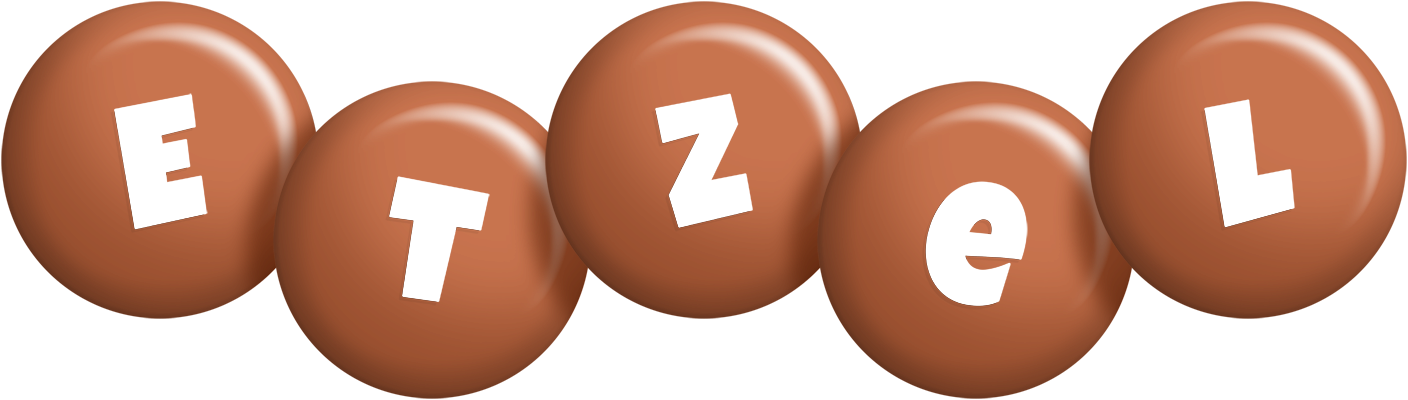 Etzel candy-brown logo