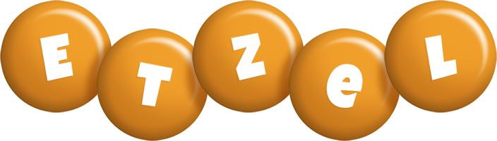 Etzel candy-orange logo