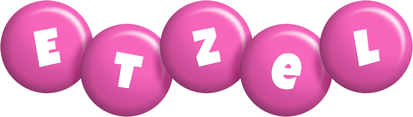 Etzel candy-pink logo