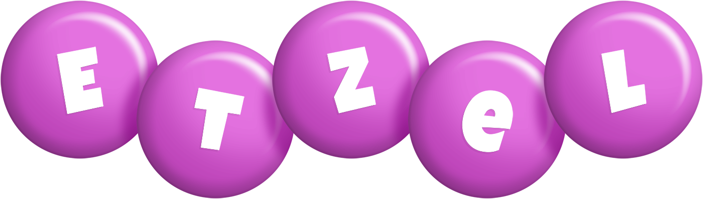 Etzel candy-purple logo