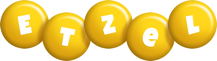 Etzel candy-yellow logo