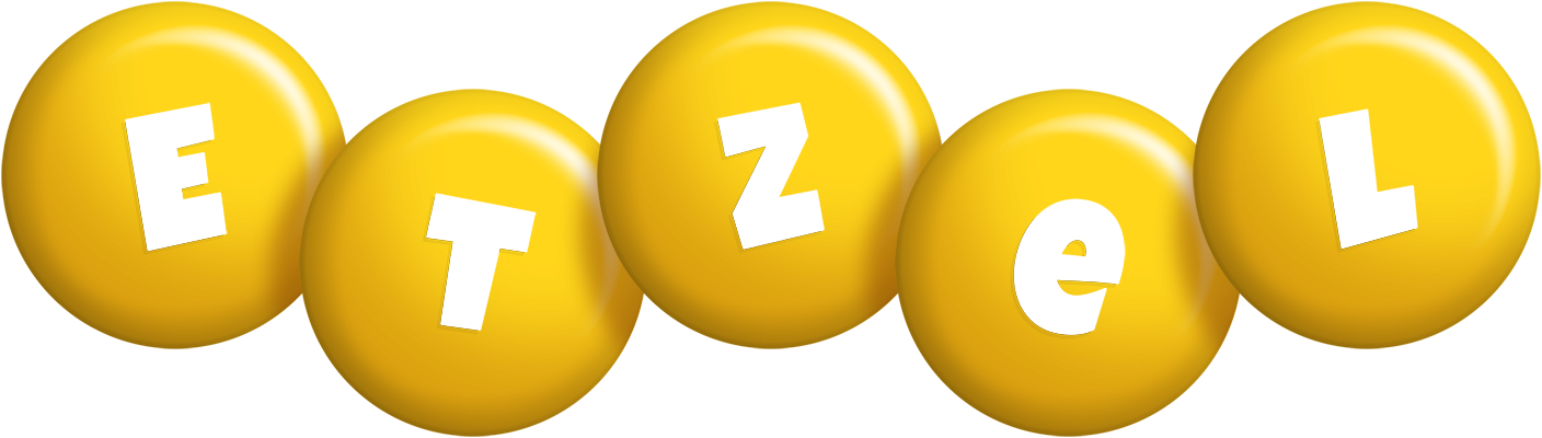 Etzel candy-yellow logo