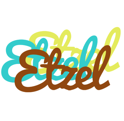 Etzel cupcake logo