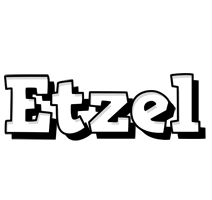 Etzel snowing logo