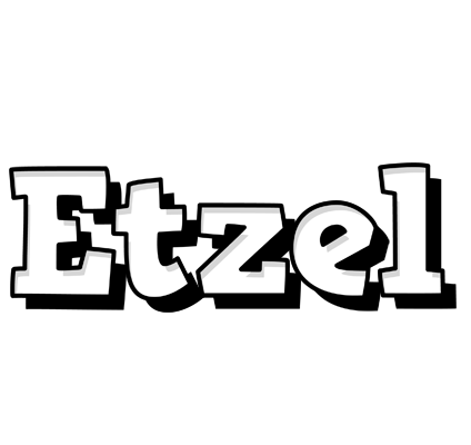 Etzel snowing logo