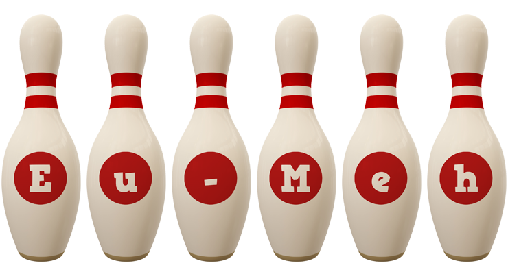 Eu-Meh bowling-pin logo