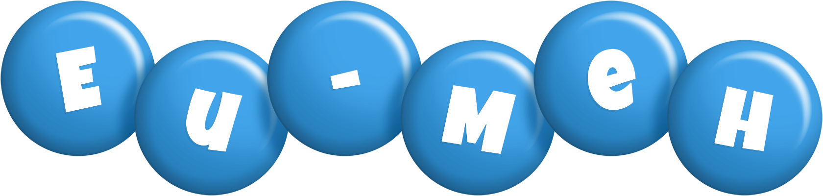 Eu-Meh candy-blue logo