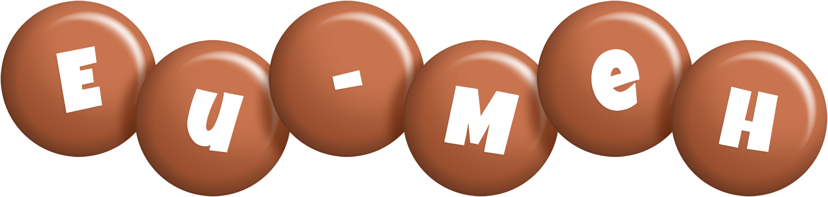 Eu-Meh candy-brown logo