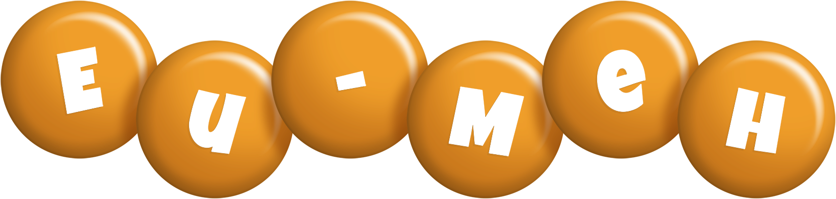 Eu-Meh candy-orange logo