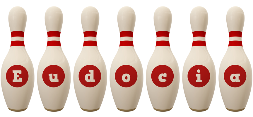 Eudocia bowling-pin logo