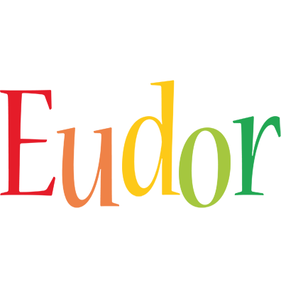 Eudor birthday logo
