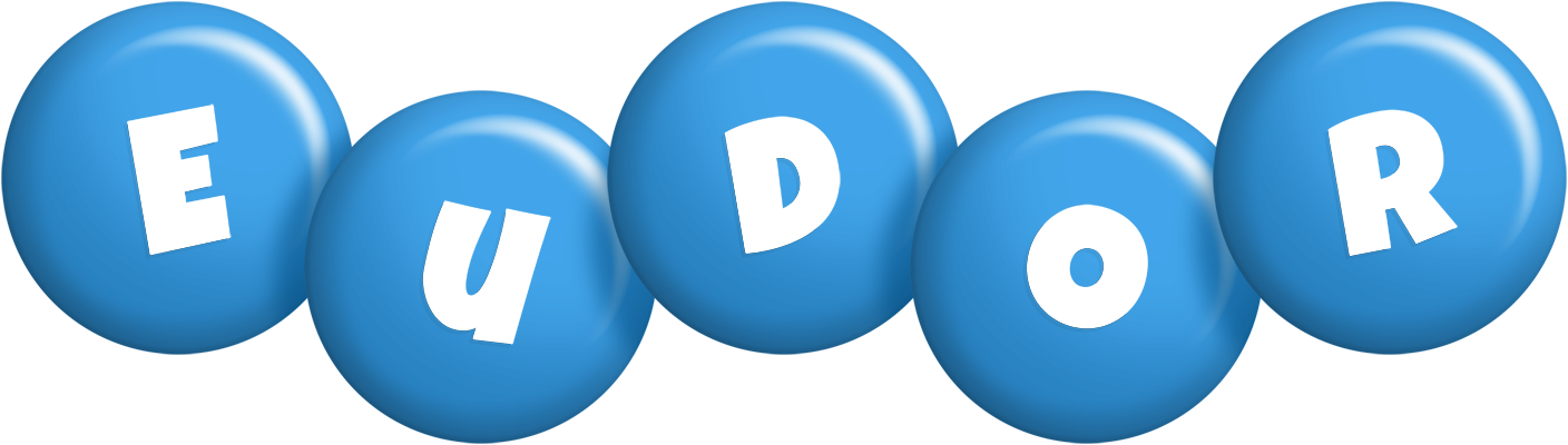 Eudor candy-blue logo