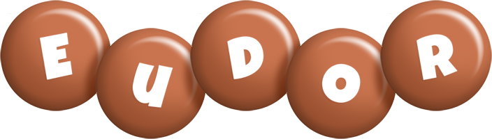 Eudor candy-brown logo