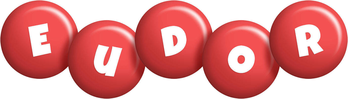 Eudor candy-red logo