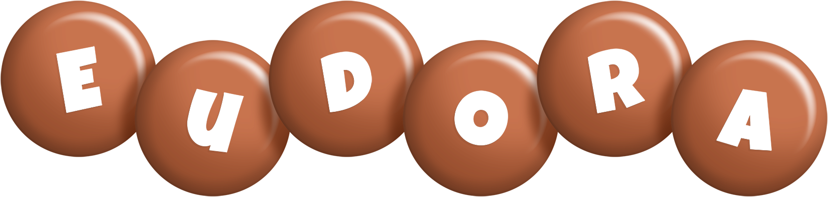 Eudora candy-brown logo
