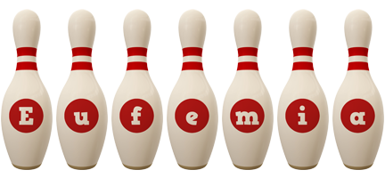 Eufemia bowling-pin logo