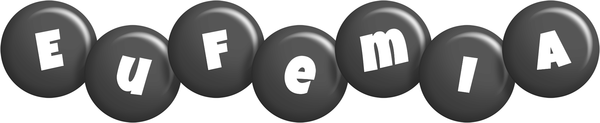 Eufemia candy-black logo