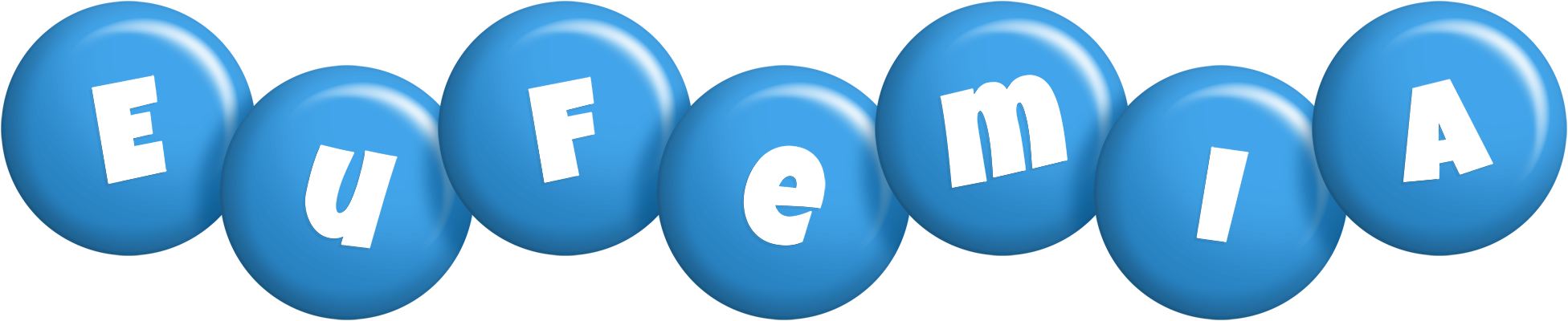 Eufemia candy-blue logo