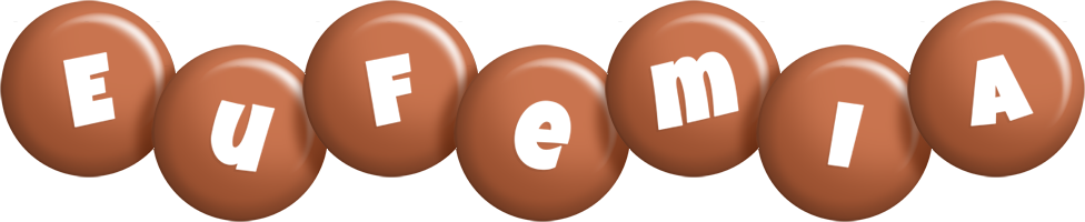 Eufemia candy-brown logo