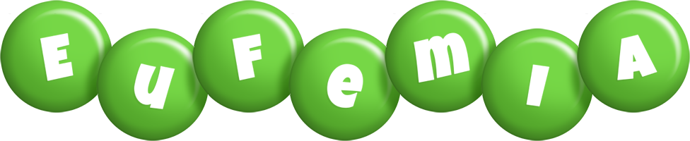 Eufemia candy-green logo