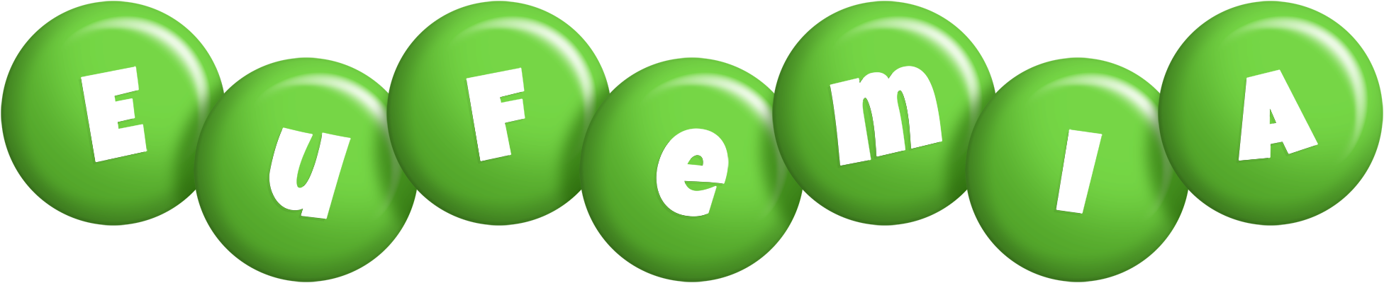 Eufemia candy-green logo