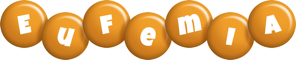 Eufemia candy-orange logo