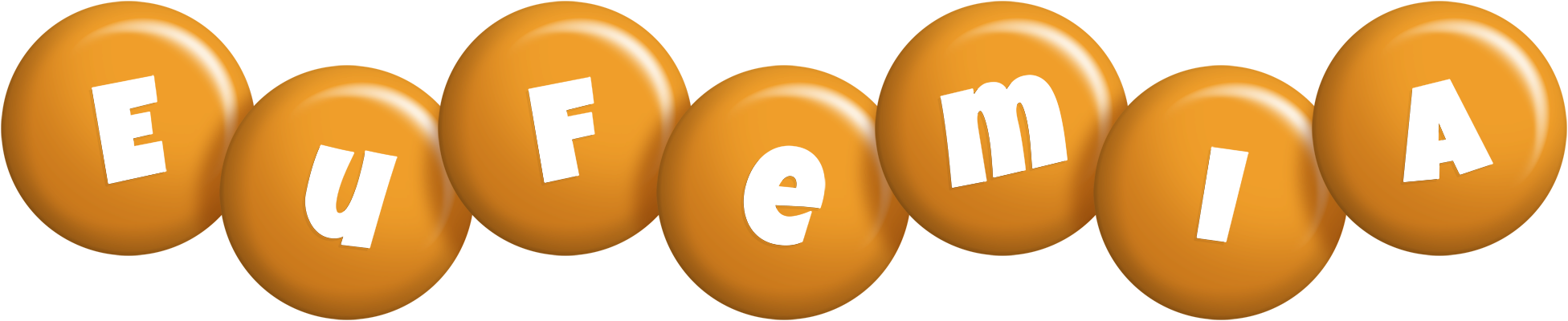 Eufemia candy-orange logo