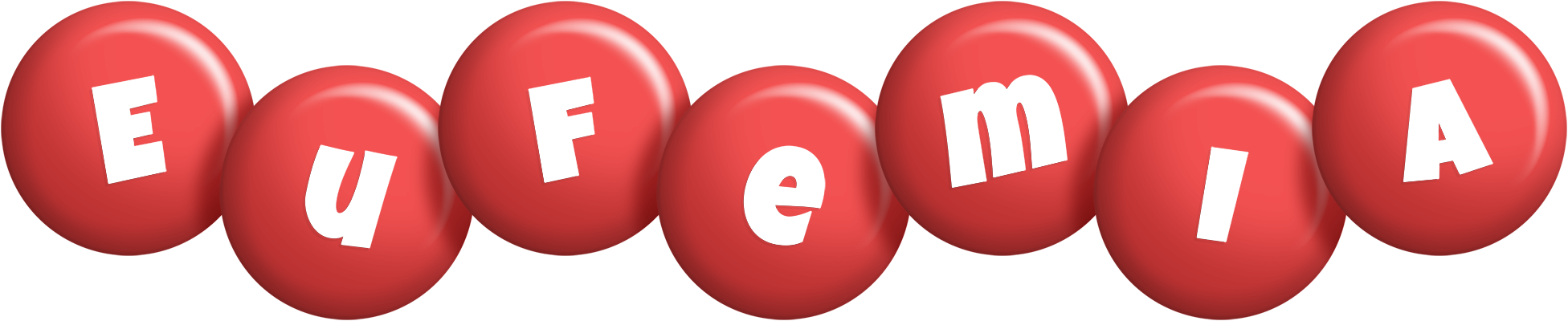 Eufemia candy-red logo