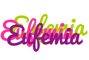 Eufemia flowers logo