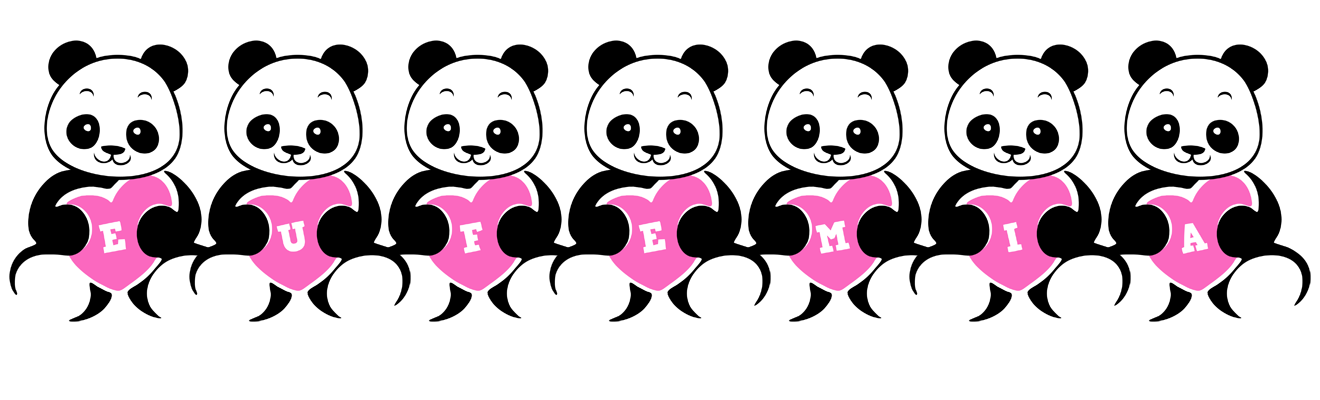 Eufemia love-panda logo
