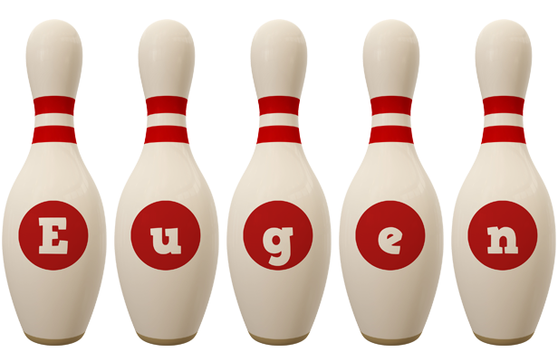 Eugen bowling-pin logo