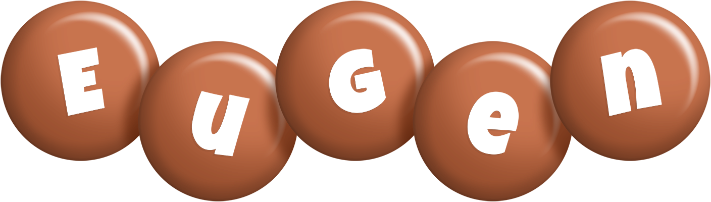 Eugen candy-brown logo