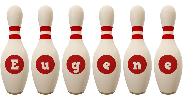 Eugene bowling-pin logo