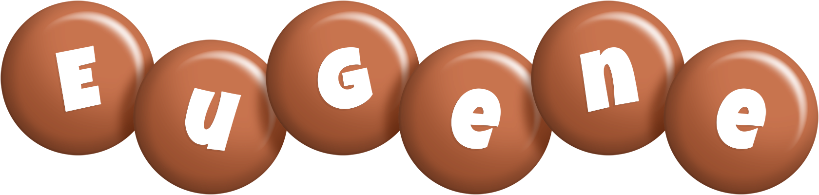 Eugene candy-brown logo