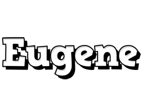Eugene snowing logo