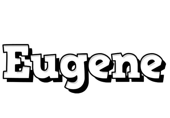 Eugene snowing logo