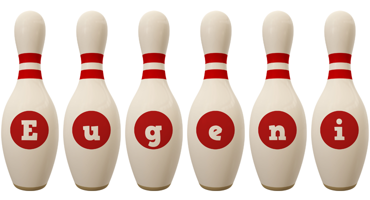 Eugeni bowling-pin logo